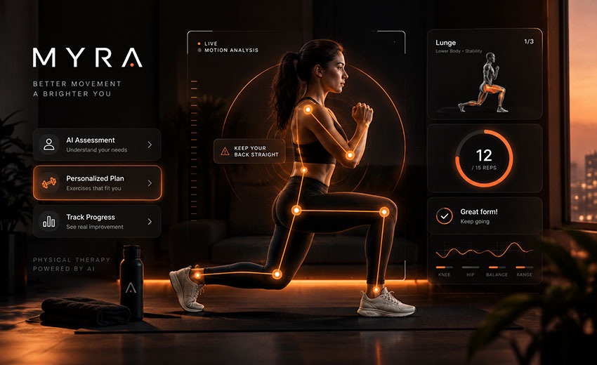 AI and augmented reality health product interface